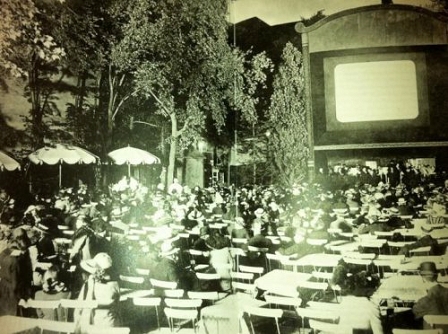 Freiluftkino in Berlin 1916